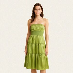 Rose & Lula Y2K Silk Midi Dress